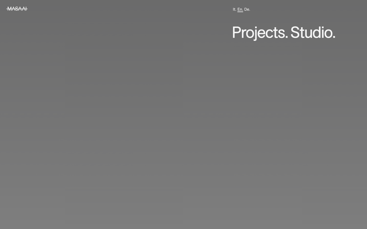 Screenshot di MASAAI Studio